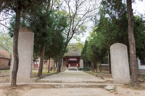 Henan, Chiny - 28 październik 2015: Świątynia Zhanggongci. słynnym historic witryny w Xuchang, Henan, Chiny. — Zdjęcie stockowe
