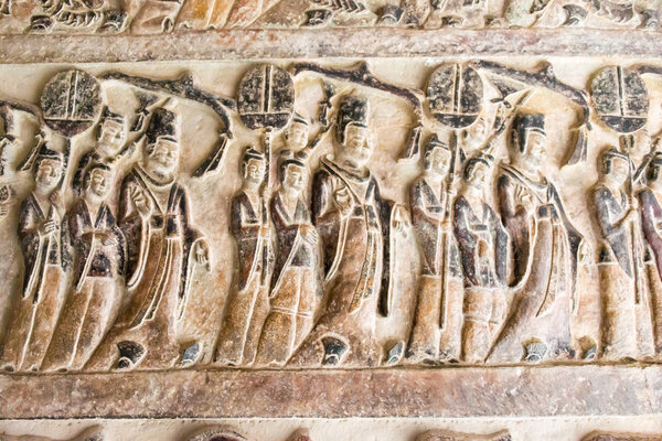 ХЭНАН, КИТАЙ - ОИ-03-2015. известный исторический памятник в Гоньи, Хэнань, Китай
.