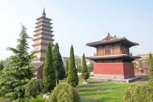 Hebei, China - 23 okt-2015: Kaiyuan tempel. een beroemde historische site in Zhengding, Hebei, China. — Stockfoto