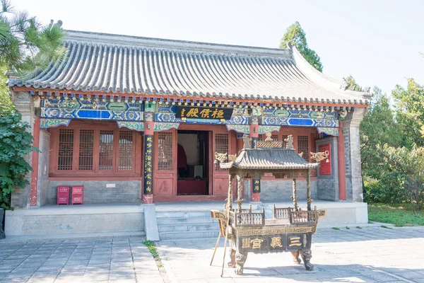 Hebei, Chiny - październik 2015 13: Sanyi świątyni. słynnym historic witryny w Zhuozhou, Hebei, Chiny. — Zdjęcie stockowe