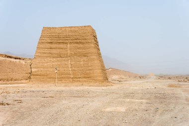 Gansu, Çin - 14 Nisan 2015: Great Wall, Jiayuguan Pass (Unesco Dünya Mirası Sit Alanı). ünlü tarihi bir site içinde: Gansu, China.