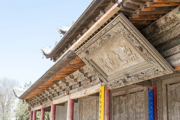 Gansu, Kína - április 10 2015-re: Zhangye Budda templom. a híres történelmi helyszínen Zhangye, Gansu, Kína. — Stock Fotó