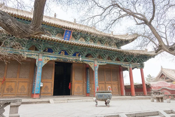 Gansu, Čína - duben 08 2015: Wu-Wej konfucián chrám (Wu-Wej Wen Miao). slavné historické místo v Wu-Wej, Gansu, Čína. — Stock fotografie