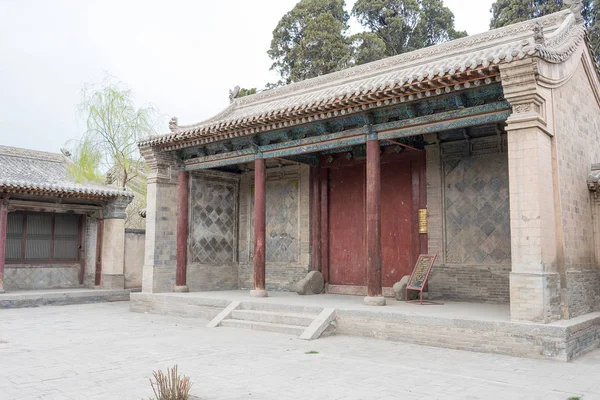 Gansu, Çin - Apr 06 2015: Lu Chieftain konağın. ünlü tarihi bir site: Lanzhou, Gansu, China.