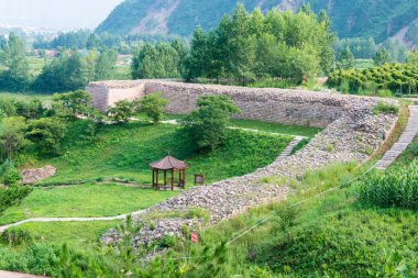 Jilin, Çin - 27 Temmuz 2015: Wandu dağ City (Unesco Dünya Mirası). Ji'an, Jilin, Çin Koguryo krallığında ikinci başkenti oldu.