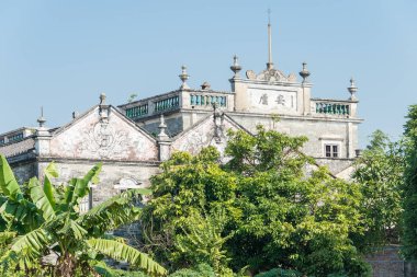 Gunagdong, Çin - 19 Aralık 2015: Kanada köyü. 1923 yılında köy Kanada Kaiping, Guangdong, Çin için dönen Yurtdışı Çince tarafından yaptırılmıştır.