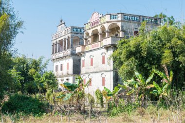 Gunagdong, Çin - 17 Aralık 2015: Zili Köyü (Unesco Dünya Mirası Sit Alanı). Kaiping, Guangdong, Çin için ünlü tarihi bir site.