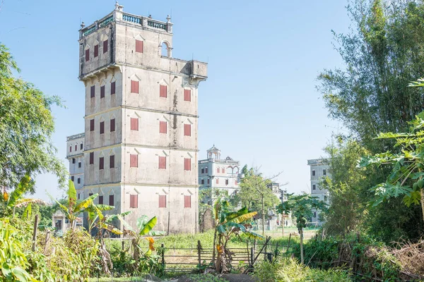 GUNAGDONG, CINA - 17 dicembre 2015: Zili Village (patrimonio mondiale dell'UNESCO). un famoso sito storico a Kaiping, Guangdong, Cina . — Foto Stock