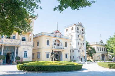 Gunagdong, Çin - 17 Aralık 2015: Li Garden(Liyuan). Kaiping, Guangdong, Çin için ünlü tarihi bir site.