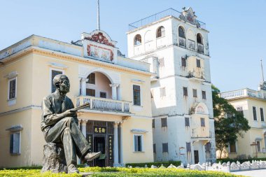 Gunagdong, Çin - 17 Aralık 2015: Li Garden(Liyuan). Kaiping, Guangdong, Çin için ünlü tarihi bir site.