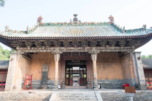 SHANXI, CINA - 24 agosto 2015: Tempio di Xiezhou Guandi. un famoso sito storico a Yuncheng, Shanxi, Cina . — Foto Stock