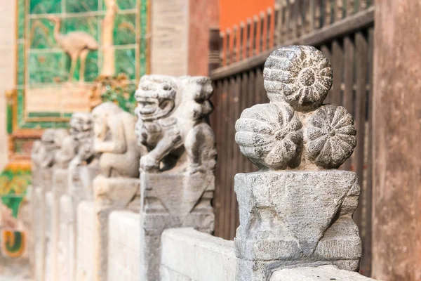 SHANXI, CHINA - 24 de agosto de 2015: Templo Xiezhou Guandi. un sitio histórico famoso en Yuncheng, Shanxi, China . — Foto de Stock