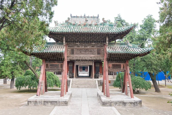 SHANXI, CHINE - 24 août 2015 : Xiezhou Guandi Temple. un site historique célèbre à Yuncheng, Shanxi, Chine . — Photo