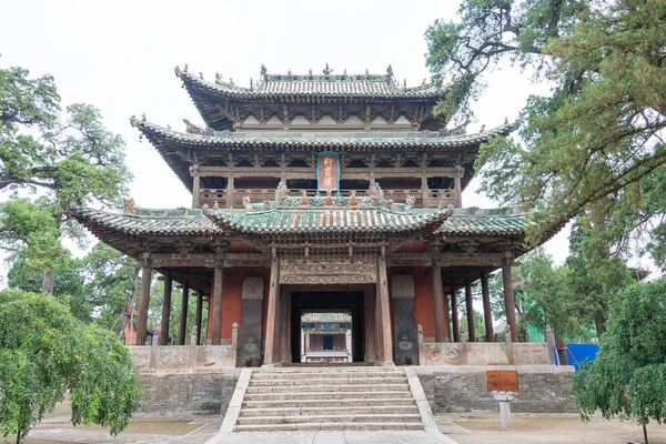 SHANXI, CHINA - 24 de agosto de 2015: Templo Xiezhou Guandi. um local histórico famoso em Yuncheng, Shanxi, China . — Fotografia de Stock