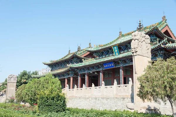 Shanxi, Çin - 22 Ağustos 2015: Chishen Tapınağı. Yuncheng, Shanxi, Çin ünlü tarihi bir site. — Stok fotoğraf