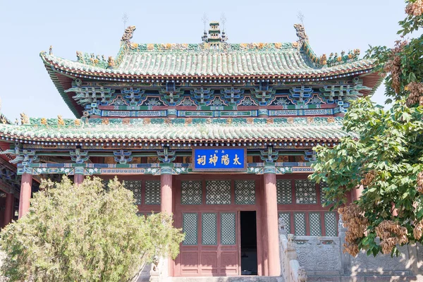 Shanxi, Çin - 22 Ağustos 2015: Chishen Tapınağı. Yuncheng, Shanxi, Çin ünlü tarihi bir site. — Stok fotoğraf