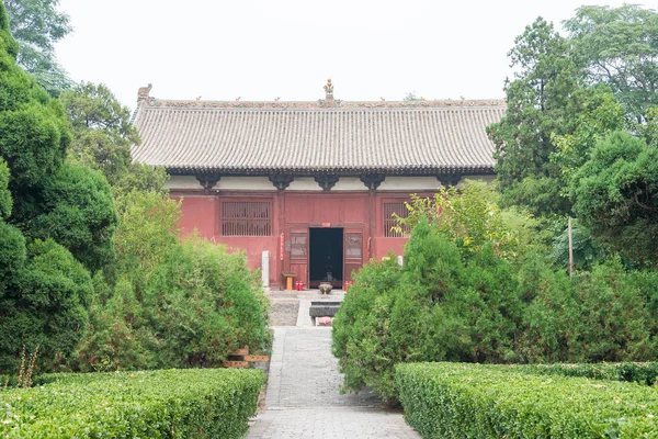 Shanxi, China - 30 Aug-2015: Guangsheng tempel. een beroemde historische site in Hongdong, Shanxi, China. — Stockfoto