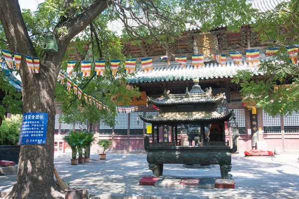 Shanxi, Çin - 14 Eylül 2015: Chongshan Tapınağı. Taiyuan Shanxi, Çin ünlü tarihi bir site. — Stok fotoğraf