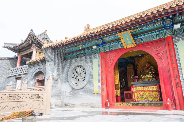 SHANXI, CINA 11 settembre 2015: Tempio di Baiyun. un famoso sito storico a Taiyuan, Shanxi, Cina . — Foto Stock