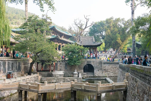 山西，中国-2015 年 9 月 27 日︰ 晋祠。著名的历史遗址，在中国山西省太原市. — 图库照片