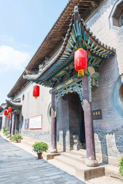 SHANXI, CHINA - 07 de septiembre de 2015: Mansión Caojia. un sitio histórico famoso en Taigu, Shanxi, China . — Foto de Stock