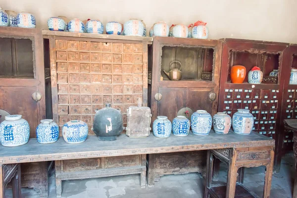 Shanxi, china - sept 07 2015: caojia villa. eine berühmte historische Stätte in Taigu, Shanxi, China. — Stockfoto