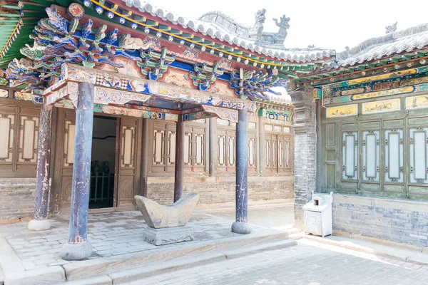 SHANXI, CHINA - September 07 2015: Caojia Mansion. situs bersejarah terkenal di Taigu, Shanxi, China . — Stok Foto