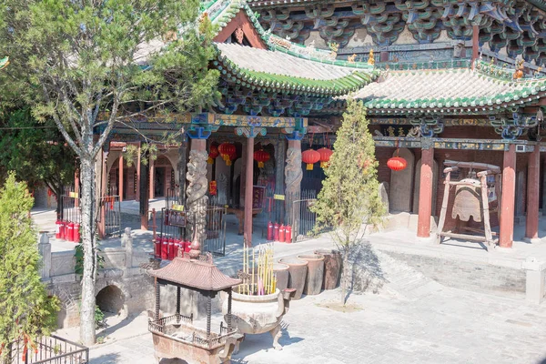 Shanxi, Chiny - 31 Sierpień 2015: Świątynia Dongyue. słynnym historic witryny w Pu County, Shanxi, Chiny. — Zdjęcie stockowe