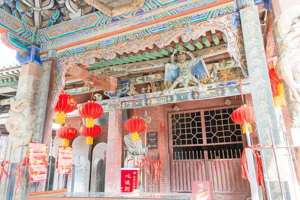 ШАНХИ, КИТАЙ - 31 августа 2015 года. известный исторический памятник в уезде Пу, Шаньси, Китай . — стоковое фото
