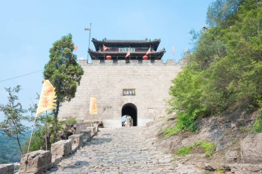 Shanxi, Çin - 15 Eylül 2015: Niangzi Pass(Niangziguan). 