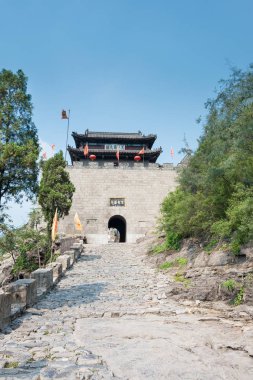 Shanxi, Çin - 15 Eylül 2015: Niangzi Pass(Niangziguan). 