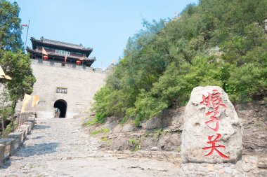 Shanxi, Çin - 15 Eylül 2015: Niangzi Pass(Niangziguan). 