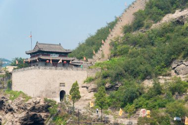 Shanxi, Çin - 15 Eylül 2015: Niangzi Pass(Niangziguan). 