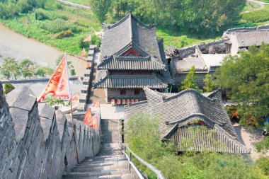 Shanxi, Çin - 15 Eylül 2015: Niangzi Pass(Niangziguan). 