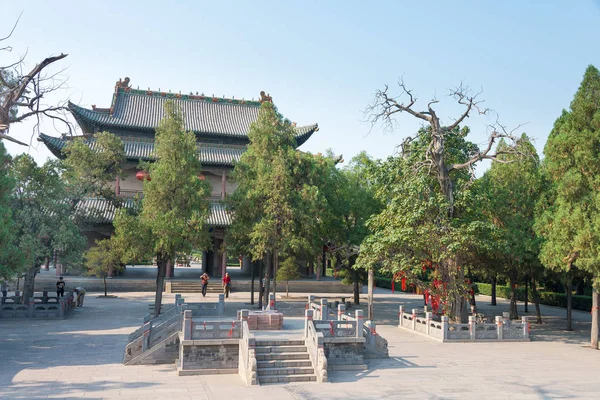Shanxi, Çin - 29 Ağustos 2015: Yao Tapınağı. ünlü tarihi bir site Linfen, Shanxi, China. — Stok fotoğraf