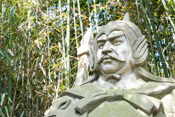 Sichuan, China - Mar 28 2015: Huo Jun-standbeeld in Zhaohua oude — Stockfoto
