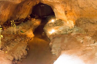Doğu Türkistan, Çin - 04 Mayıs 2015: Karez halk özel bahçe. Turfan, Doğu Türkistan, Çin'in ünlü tarihi bir site.