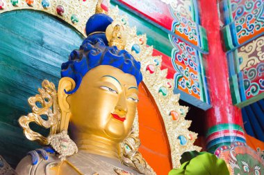 İç Moğolistan, Çin - 13 Ağustos 2015: Beş Pagoda Temple(Wutasi) Budda heykeli. Hohhot, Inner Mongolia, China içinde ünlü tarihi bir site.