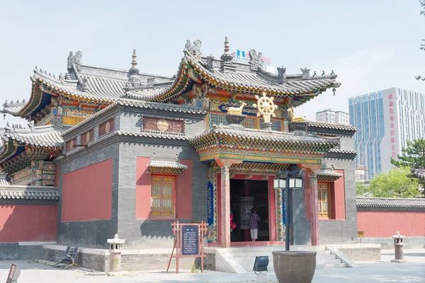 ИННЕР-МОНГОЛИЯ (КИТАЙ) - 13 августа 2015 года. Знаменитое историческое место в Охоте, Внутренняя Монголия, Китай . — стоковое фото