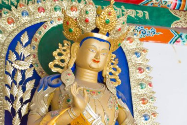 İç Moğolistan, Çin - 13 Ağustos 2015: Budda heykeller, beş Pagoda Temple(Wutasi). Hohhot, Inner Mongolia, China içinde ünlü tarihi bir site.