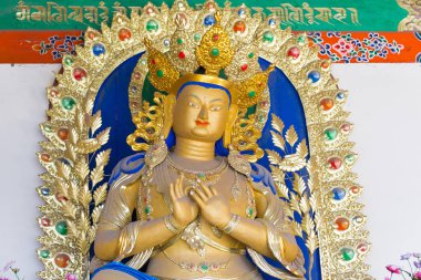 İç Moğolistan, Çin - 13 Ağustos 2015: Beş Pagoda Temple(Wutasi) Budda heykeli. Hohhot, Inner Mongolia, China içinde ünlü tarihi bir site.