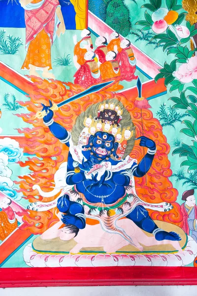 İç Moğolistan, Çin - 13 Ağustos 2015: Beş Pagoda Temple(Wutasi) yardım. Hohhot, Inner Mongolia, China içinde ünlü tarihi bir site.