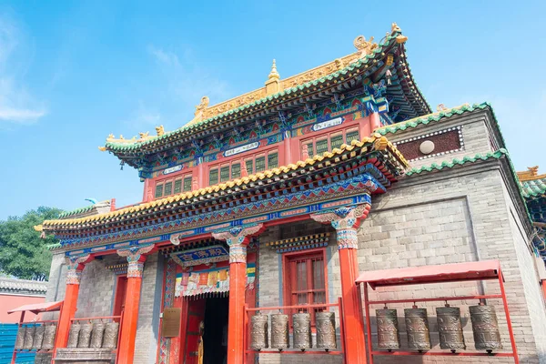 中国内蒙古-2015 年 8 月 13 日︰ Xilitu 赵 Temple(Shiretu Juu)。在呼和浩特市内蒙古，中国著名的历史古迹. — 图库照片