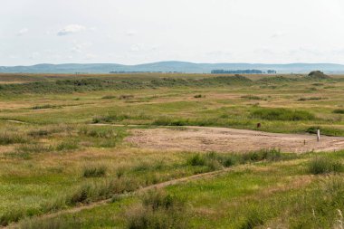 İç Moğolistan, Çin - 10 Ağustos 2015: Site, Xanadu (dünya mirası sit alanı). ünlü tarihi bir site Zhenglan afiş, Xilin Gol, Inner Mongolia, China.