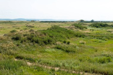 İç Moğolistan, Çin - 10 Ağustos 2015: Site, Xanadu (dünya mirası sit alanı). ünlü tarihi bir site Zhenglan afiş, Xilin Gol, Inner Mongolia, China.