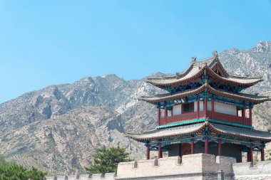İç Moğolistan, Çin - 14 Ağustos 2015: Meidai rahipleri (Meidai Zhao). ünlü tarihi bir site Tumed sağ Banner, Baotou, İç Moğolistan, Çin.
