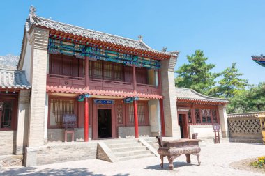 İç Moğolistan, Çin - 14 Ağustos 2015: Meidai rahipleri (Meidai Zhao). ünlü tarihi bir site Tumed sağ Banner, Baotou, İç Moğolistan, Çin.