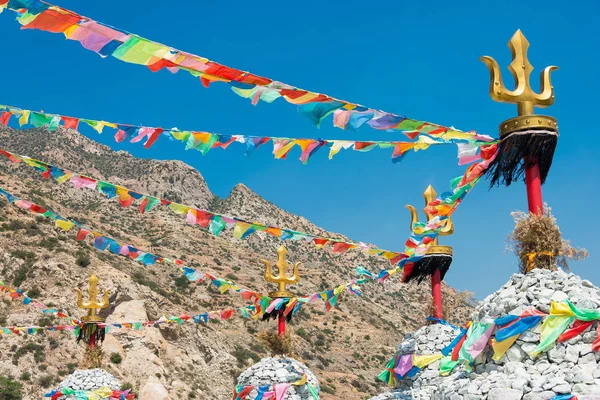 INNER MONGOLIA, CHINA - 14 de agosto de 2015: Pagode em Meidai Lamasery (Meidai Zhao). um local histórico famoso em Tumed Right Banner, Baotou, Mongólia Interior, China . — Fotografia de Stock