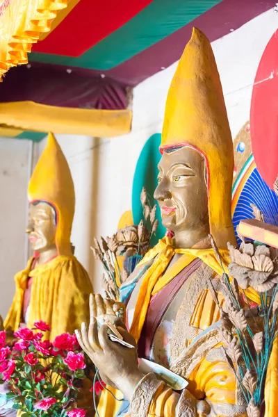 INNER MONGOLIA, CHINA - Aug 14 2015: Budda Statues at Meidai Lamasery (Meidai Zhao). a famous historic site in Tumed Right Banner, Baotou, Inner Mongolia, China. — Stock Photo, Image