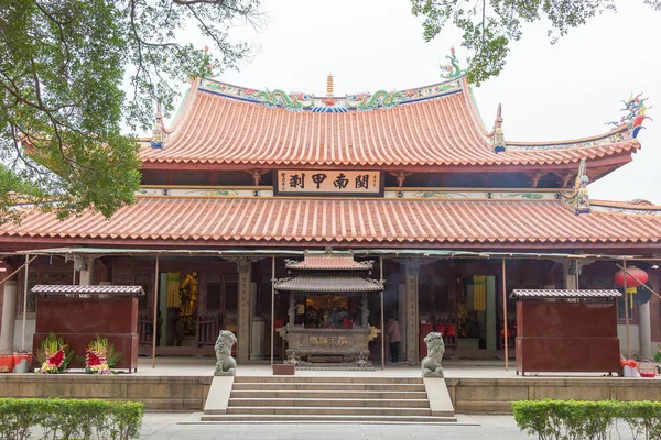 FUJIAN, CHINA - 26 de dezembro de 2015: Templo de Chengtian. um local histórico famoso em Quanzhou, Fujian, China . — Fotografia de Stock